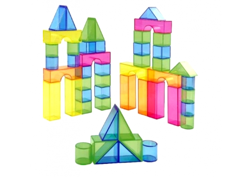 50pcs translucent building blocks