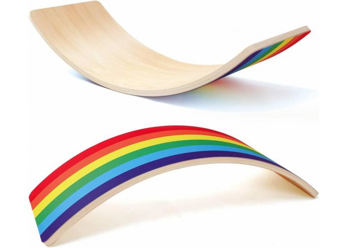 Rocking board felt - Rainbow