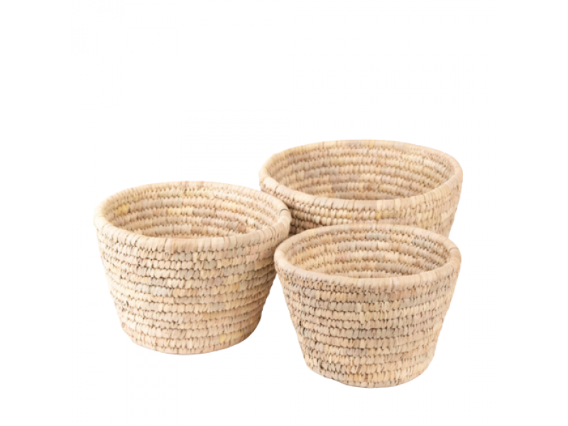 Kaisa Round Baskets Set of 3