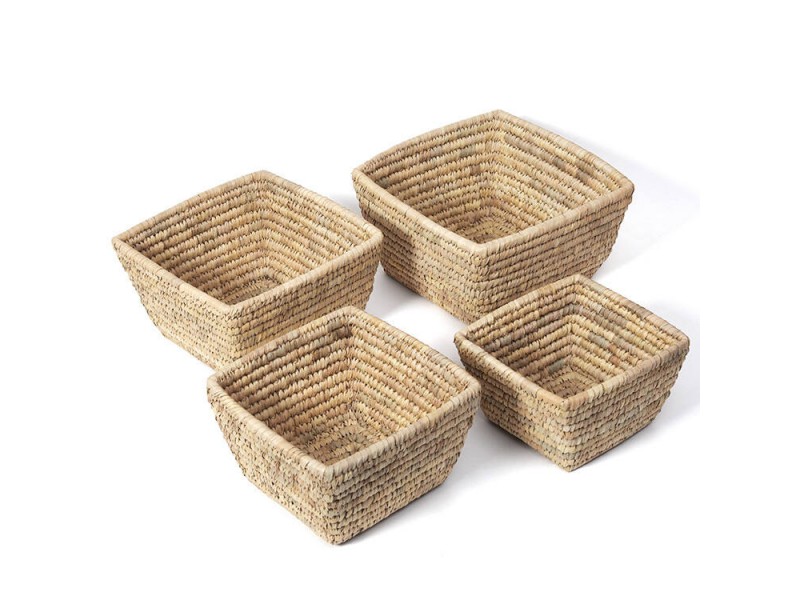 Kaisa square baskets set of 4
