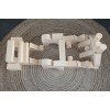 Foam woodlook building blocks 48pcs