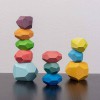 Wooden stacking stones 16 pieces
