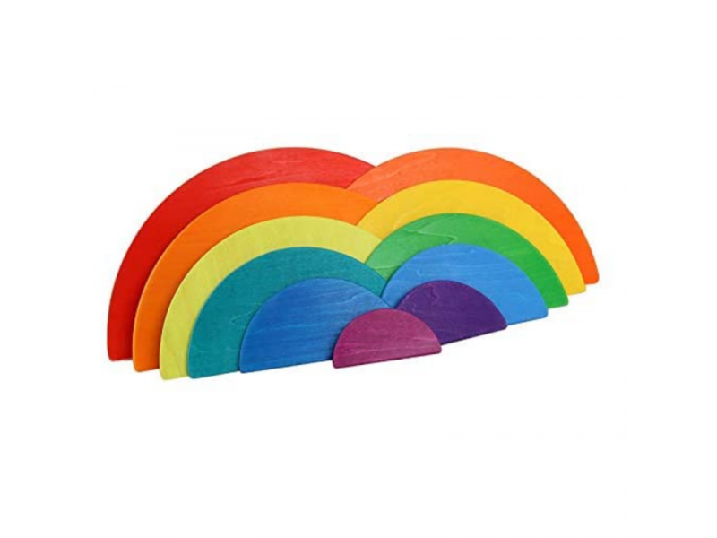 Rainbow semi-circle stacking boards 11pcs