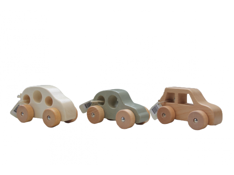Discoveroo wooden chunky cars set 3pcs