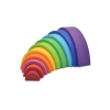 Silicone rainbow stacker 10pcs