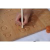 Wooden letter tracing board double sided
