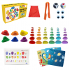 Crystal rainbow pebbles large activity pack