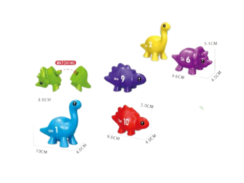 Matching Dinosaurs - Numbers