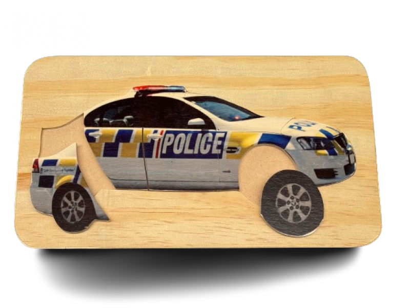NZ police car puzzle 8pcs