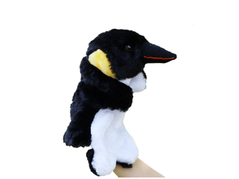 Penguin hand puppet