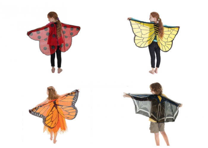 Insect capes and masks set 8pcs