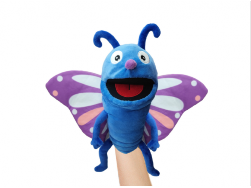 Open-mouth hand puppet-Butterfly