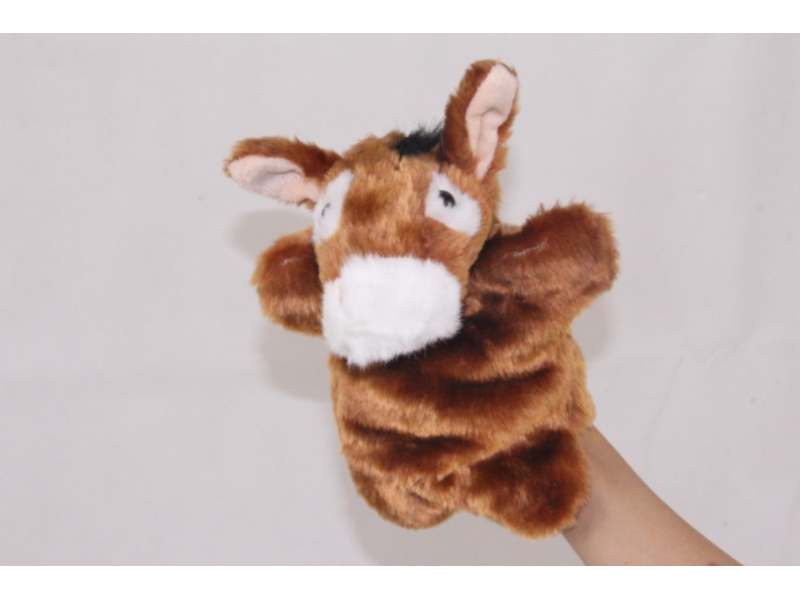 Donkey hand puppet