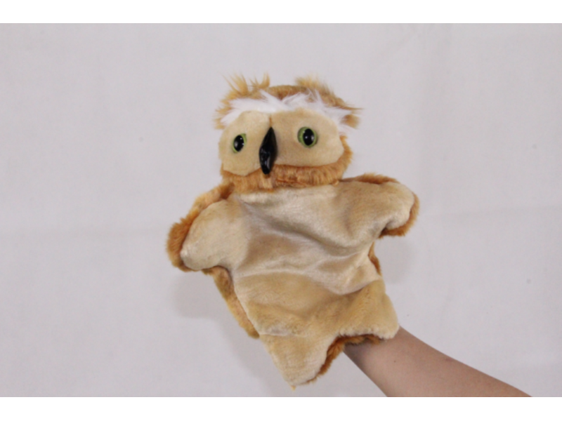 Owl hand puppet