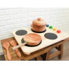 Portable wooden cooktop