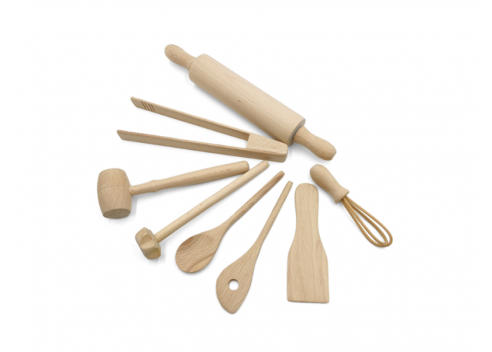 Wooden cooking tools 8pcs