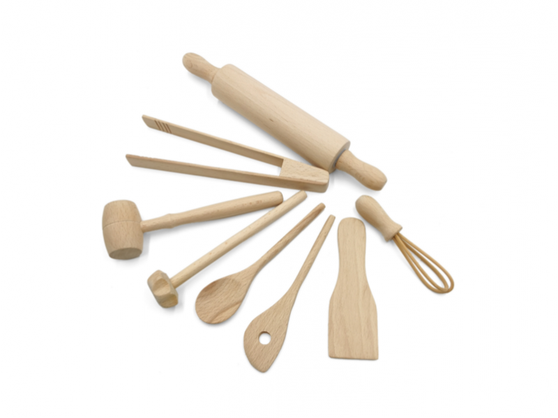 Wooden cooking tools 8pcs