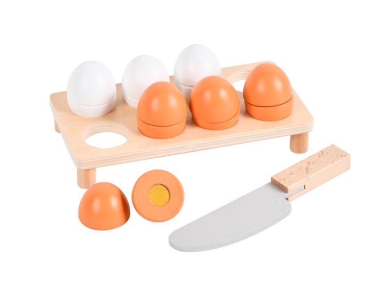Egg slicing play set
