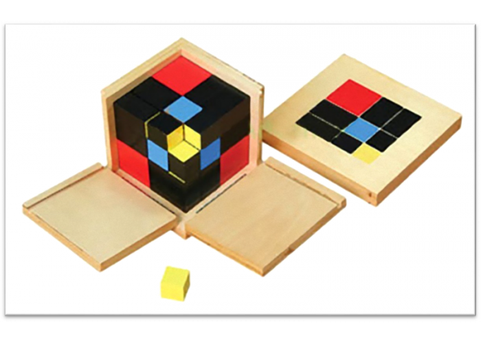 Montessori Trinomial cube
