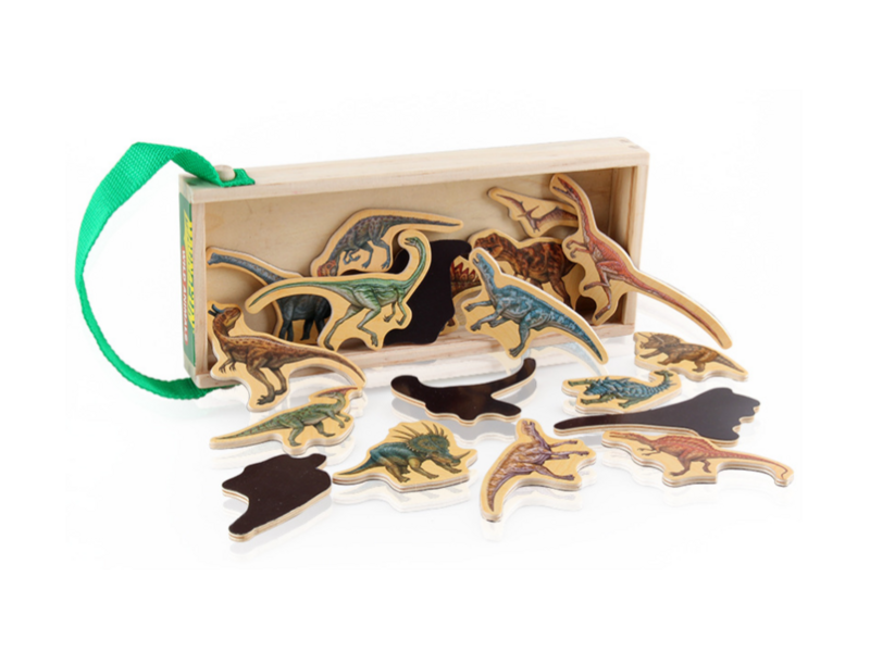 Wooden magnets - Dinosaurs