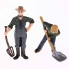 Farm worker figurines 17pcs