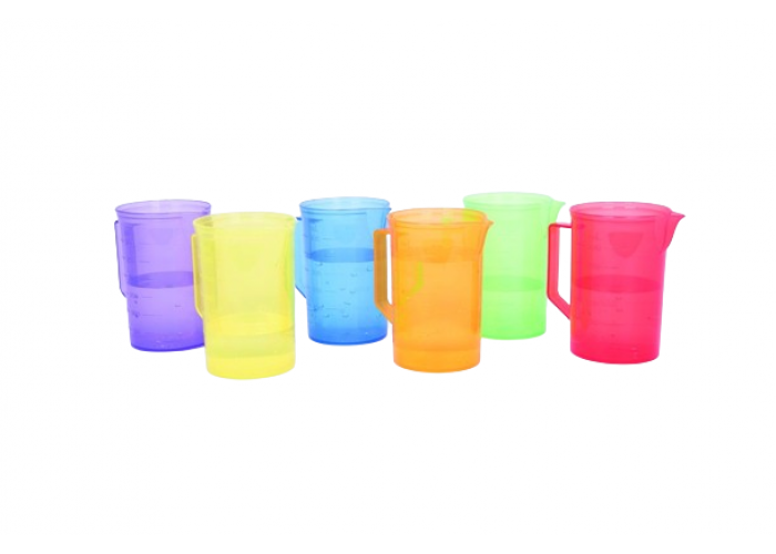 Translucent colour jug set PK6