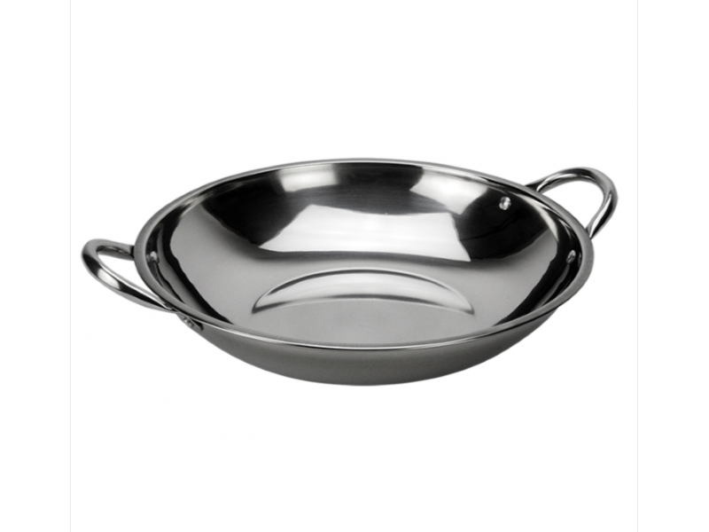 Stainless steel play wok 30cm
