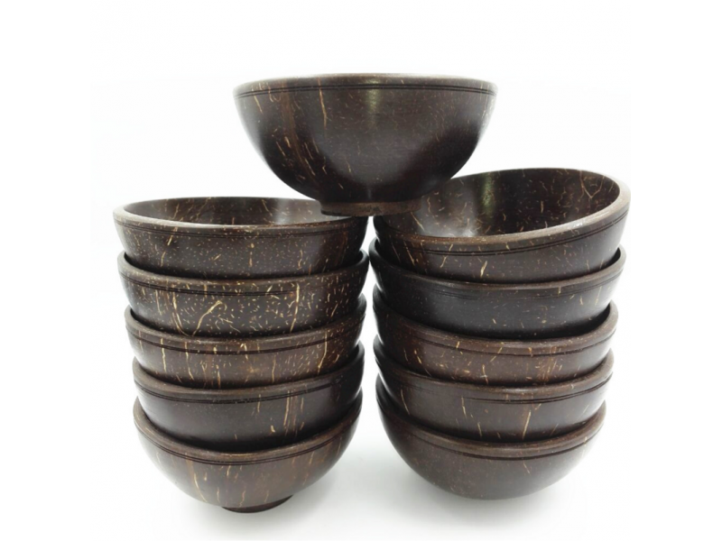 Coconut shell bowls pk of 2
