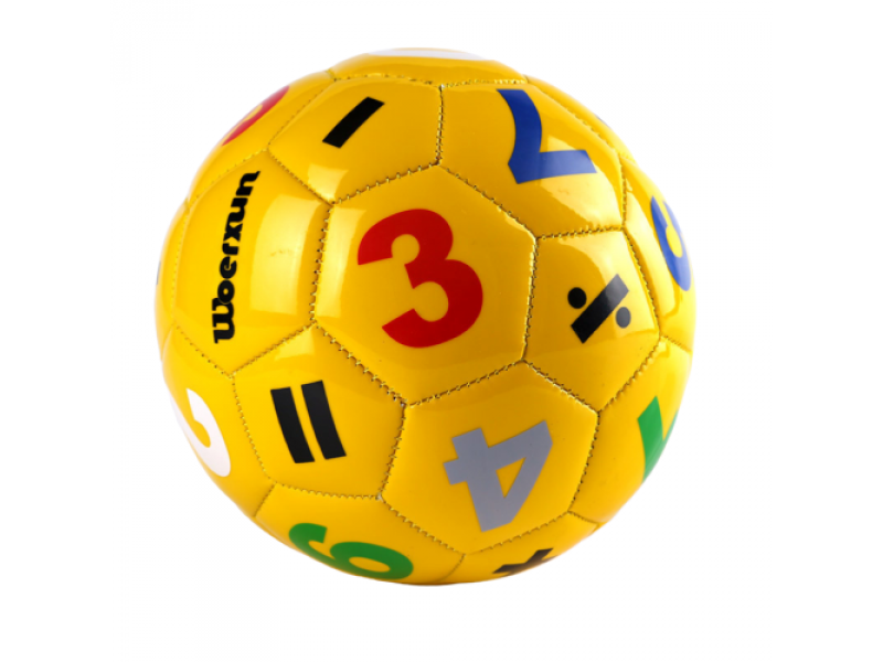 Soccer ball with numbers