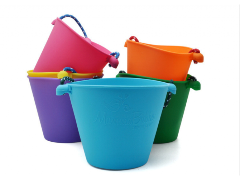 Silicone water buckets set of 3