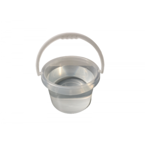 Heavy duty water bucket clear 1.5L
