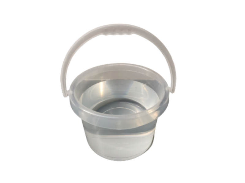 Heavy duty water bucket clear 1.5L