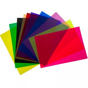 Translucent PVC sheets A4 assorted 10pcs