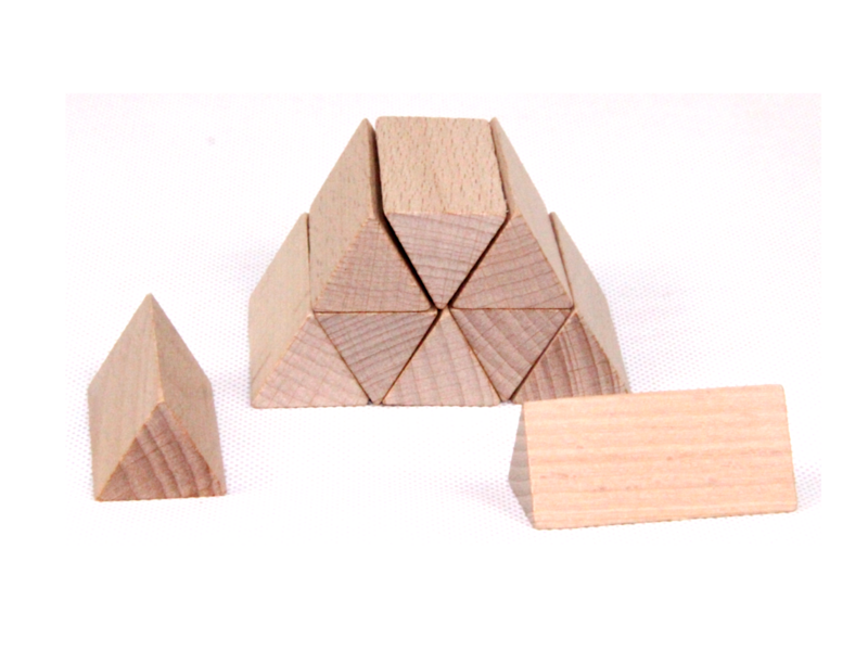 Triangular prism pack of 10
