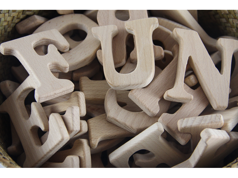 Wooden stand alone alphabets 26s