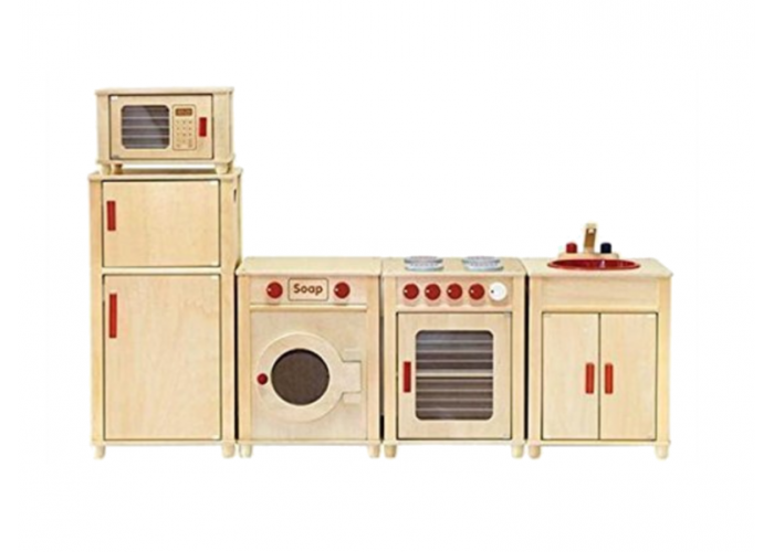 Wooden 5pcs kitchen set