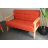 Wooden sofa chair set 2pcs