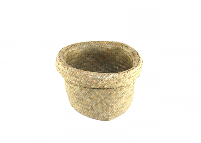 Hand-woven nesting basket