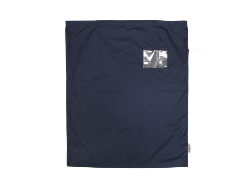 Large bedding bag with name tag