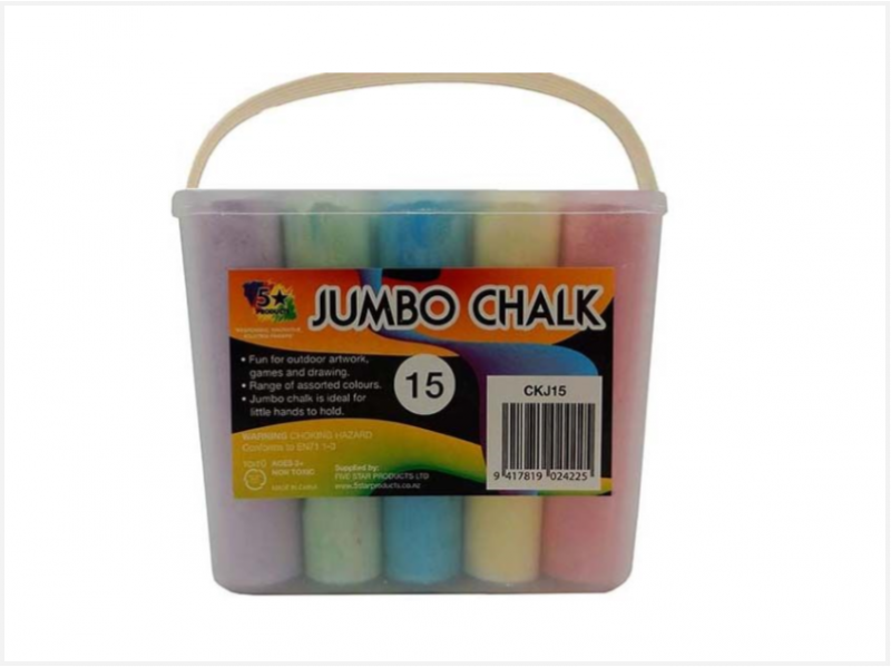 Jumbo chalks 15pcs
