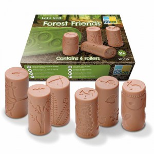 Stone dough roller - Forest set of 6