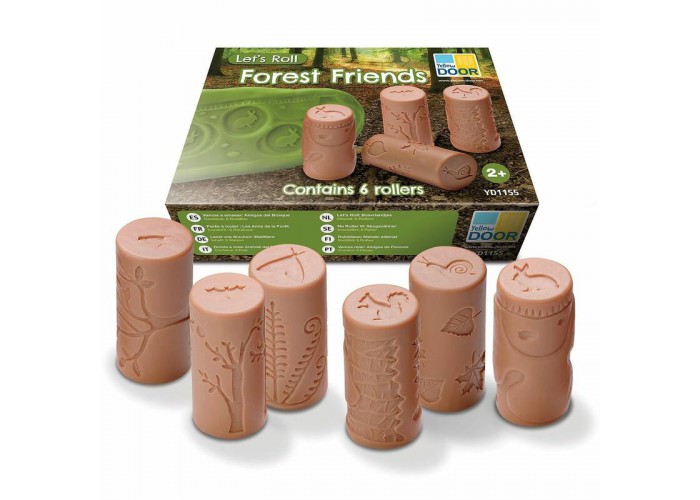 Stone dough roller - Forest set of 6