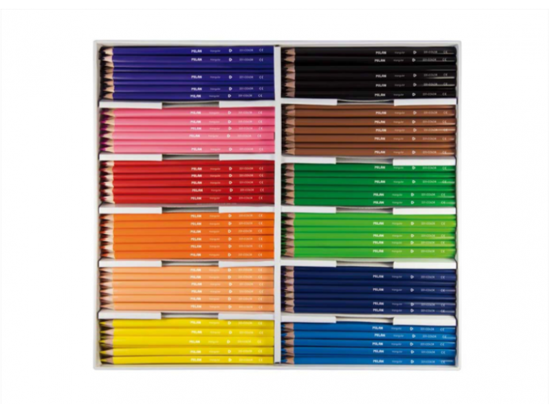 Triangular coloured pencils pk288