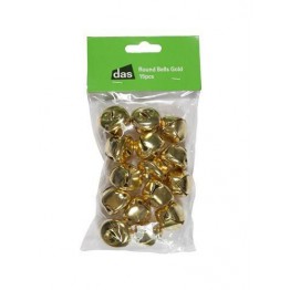 Round bell - Gold 15pcs