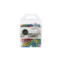 Paper clips coloured 31mm 150s