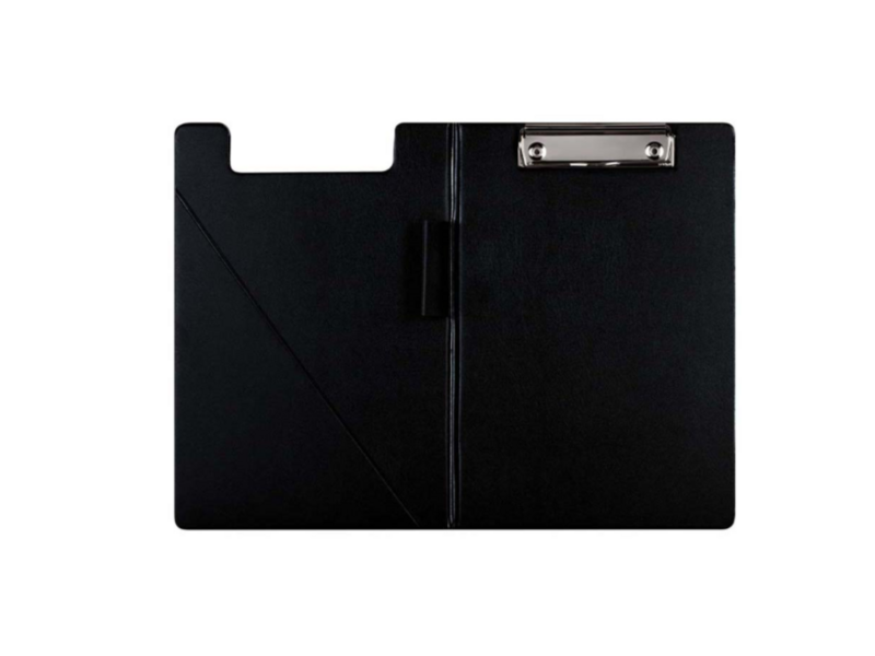 Clipboard Black With Flap A5
