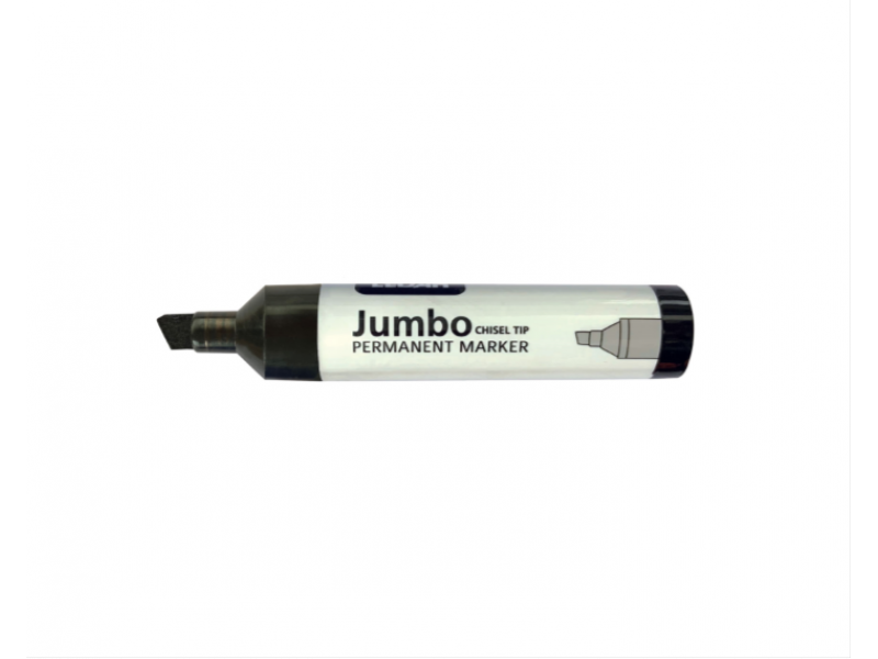 Jumbo permanent marker black chisel