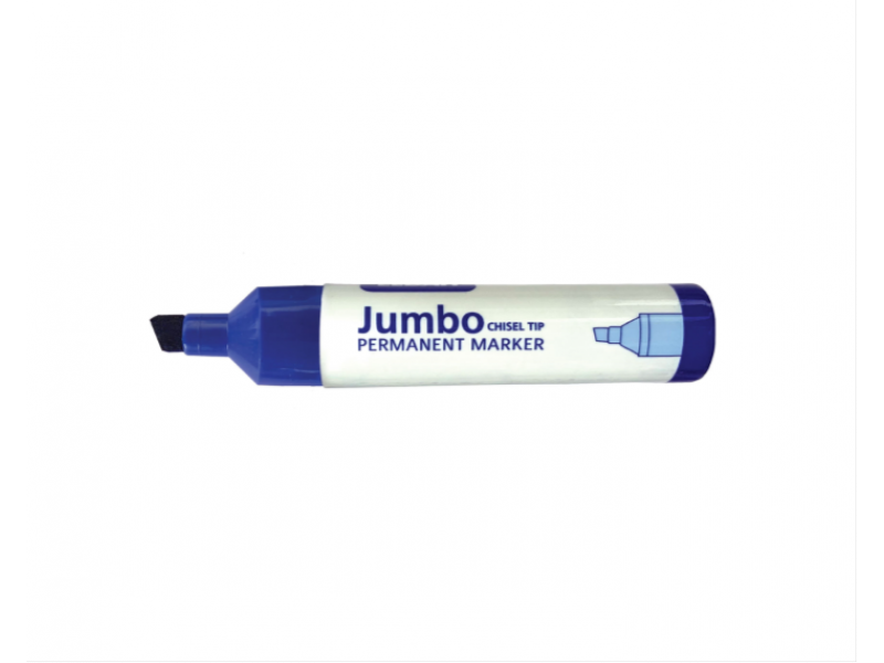 Jumbo permanent marker blue chisel