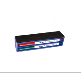 Milan magnetic whiteboard eraser with markers