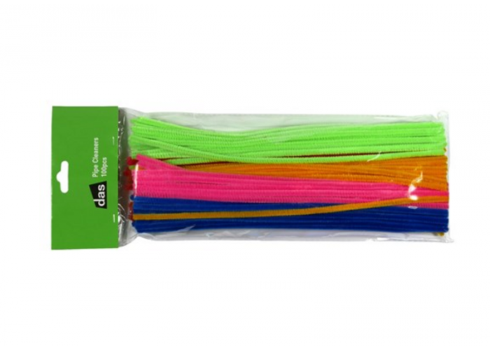 Pipe cleaners assorted colour 30cm 100pcs